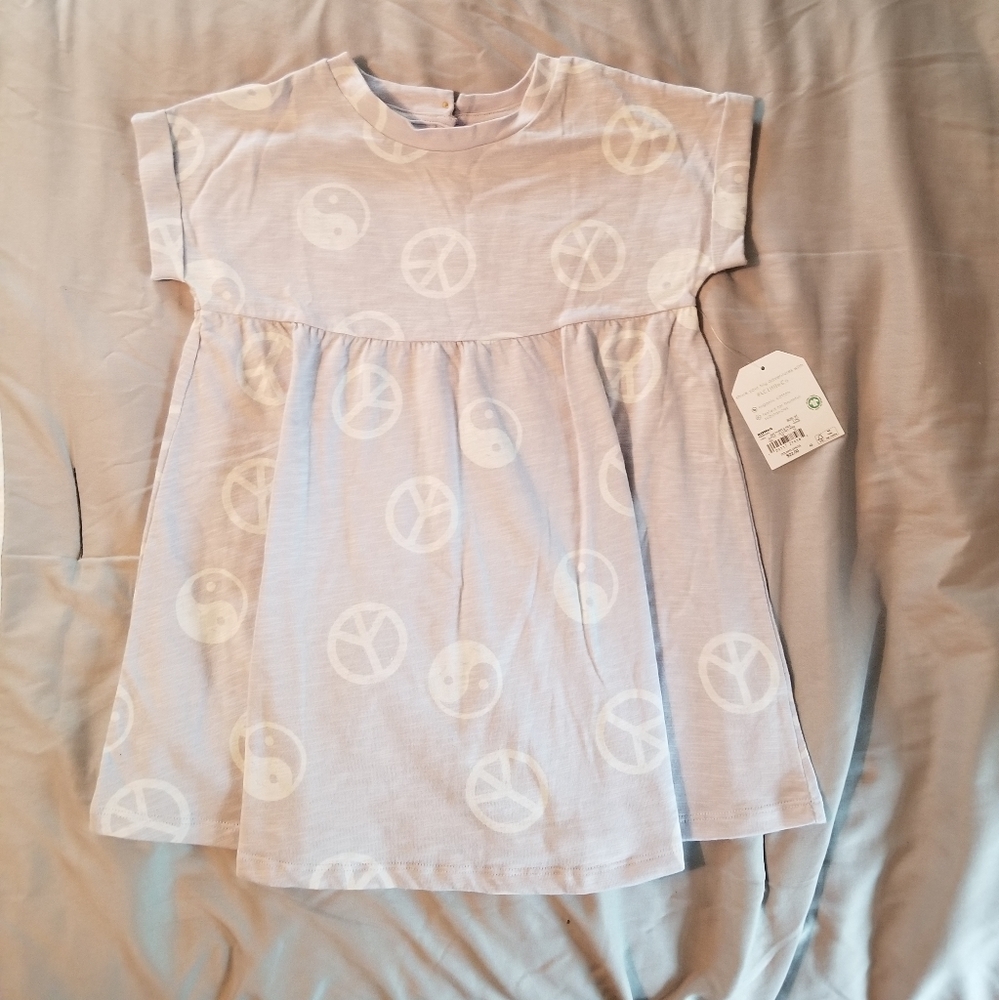 Lauren Conrad Little Co 3T short sleeve dress never worn organic cotton